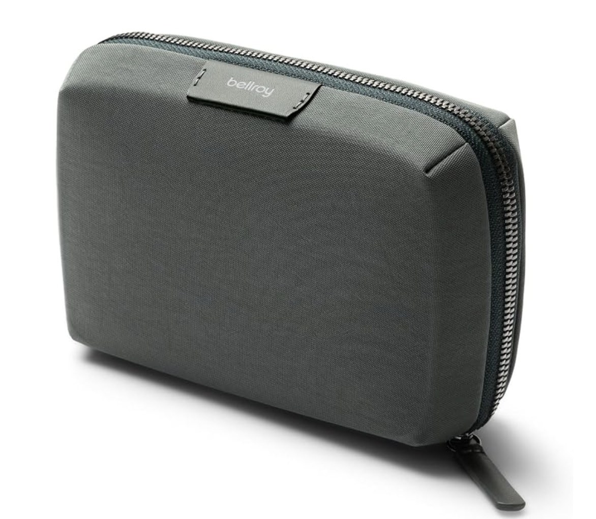 The Tech Kit organiser in slate grey